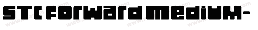 STC Forward Medium字体转换